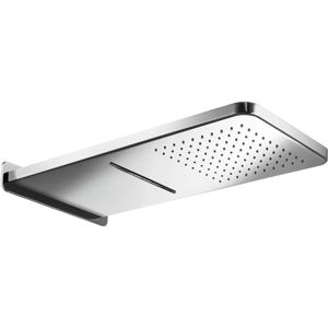 Herzbach Living Spa douche a effet pluie murale 11.664000. 2000 .01 Inox poli, 593x270mm, pluie / jaillissement