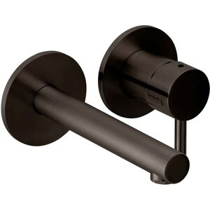 Kit d'assemblage final Herzbach Design iX PVD mitigeur lavabo Acier noir, match encastre0 , 160mm