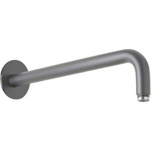 Bras mural Herzbach Deep Grey 23.960350.1.06 350 mm, pour douche a effet pluie, gris mat