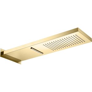 Herzbach LIVING SPA douche de pluie murale 30.661600.2.03 537x165mm pluie/surtension PVD or