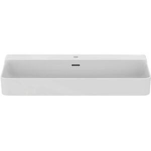 Ideal Standard Conca T3693MA avec trou pour robinetterie et trop-plein, 1000 x 450 x 165 mm, blanc Ideal Plus