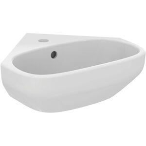 Ideal Standard life A lavabo d'angle T4516MA 45x41x15cm, avec trou pour robinetterie et trop-plein, blanc Ideal Plus