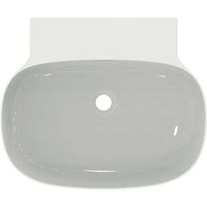 Ideal Standard X lavabo T4984MA sans trou pour robinetterie, avec trop-plein, meule, 600 x 500 x 135 mm, blanc Ideal Plus