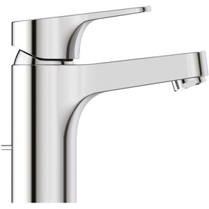 Ideal Standard Standard ideal Cerabase H80 mitigeur lavabo BC829AA chrome , avec garniture de vidange metallique, projection 106mm