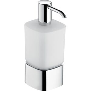 Match1 Keuco lotion match0 Elegance chrome, verre opale depoli, modele de table