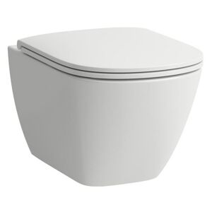 WC suspendu a fond creux LAUFEN LUA Advanced H8660800000001 36x52cm, sans rebord. y compris abattant WC avec soft-close, blanc