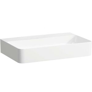 Lavabo a poser LAUFEN VAL 8162840001121 65x42cm, sans trou pour robinet ni trop-plein, ceramique saphir