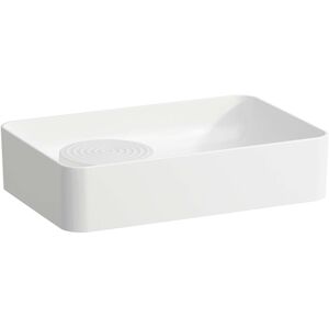 LAUFEN VAL vasque 8122820001091 55x36cm, sans trou pour robinet, avec chevauchement, ceramique saphir