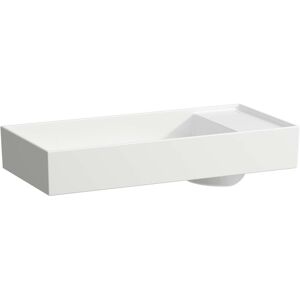 LAUFEN Kartell vasque vasque 8123320001581, 75x35cm, blanc , 3 trous pour robinetterie, ceramique saphir