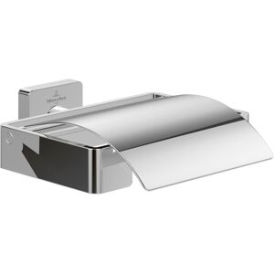 Villeroy und Boch Porte-papier toilette Villeroy et Boch Elements Striking TVA15201300061 131x45x115mm, avec couvercle, chrome