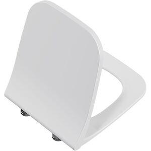 Vitra Shift WC siege 191-003R419 avec soft close, quick release, charniere Inox , amovible, blanc high gloss