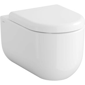 Vitra Liquid wall washdown WC 7321B403-0090 3/6 l, sans rebord, blanc high gloss VC, avec fonction bidet