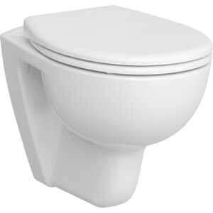 Vitra Conforma mural washdown WC 7712B003-0075 35,5x54cm, plus 60mm, adapte aux fauteuils roulants, hauteur d'assise 48cm, blanc brillant