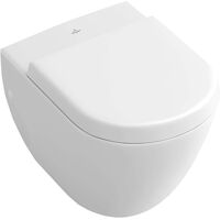 Villeroy und Boch Villeroy & Boch Subway WC compact 66041001 blanc, cuvette à fond creux, sortie horizontale