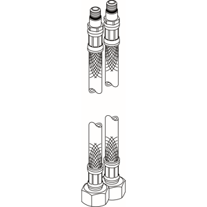 Ideal Standard tube M10x1A-G3 / 8I-445mm LG. A860794NU
