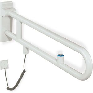 Hewi 801 Bras de support en E 801.50.77086 900 mm, sable, bouton affleurant