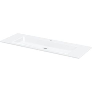 qua Lavabo encastré - 140x49,5cm - Blanc - Publicité qua Lavabo encastré - 140x49,5cm - Blanc - Publicité