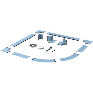 Système d'étanchéité Bette B57-0373 pour receveurs de douche quart de cercle - Publicité Système d'étanchéité Bette B57-0373 pour receveurs de douche quart de cercle - Publicité
