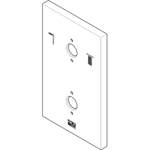 Dornbracht Modèle 091102233-00 Rosette en Chrome avec Symboles - Accessoire - Publicité Dornbracht Modèle 091102233-00 Rosette en Chrome avec Symboles - Accessoire - Publicité