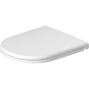 Siège WC Duravit D-Code - Charnières en acier inoxydable - Blanc brillant - Siège WC - Publicité Siège WC Duravit D-Code - Charnières en acier inoxydable - Blanc brillant - Siège WC - Publicité