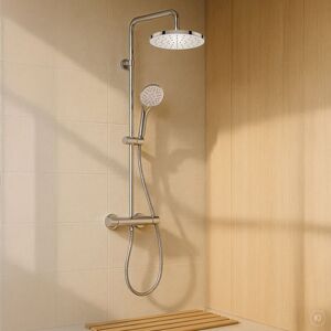 FUKANA Modèle 5567750 - Système de douche chromé avec thermostat - Publicité FUKANA Modèle 5567750 - Système de douche chromé avec thermostat - Publicité