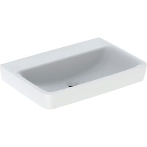 Lavabo Geberit Renova Plan - 70x48 cm, Blanc, Sans Trou pour Robinet - Publicité Lavabo Geberit Renova Plan - 70x48 cm, Blanc, Sans Trou pour Robinet - Publicité