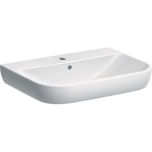 Geberit Smyle lavabo 500230011 blanc, 65x48cm, avec trou pour robinetterie et trop-plein - Publicité Geberit Smyle lavabo 500230011 blanc, 65x48cm, avec trou pour robinetterie et trop-plein - Publicité