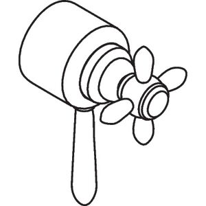 Poignée thermostatique AXOR Carlton - Douche - chromée - Publicité Poignée thermostatique AXOR Carlton - Douche - chromée - Publicité