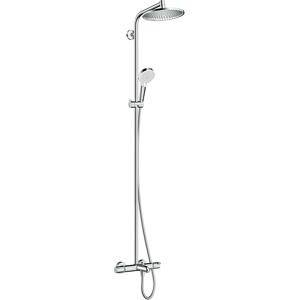 Hansgrohe Crometta S 240 Showerpipe 27320000 chromé , 1jet, 240 mm, pour baignoire - Publicité