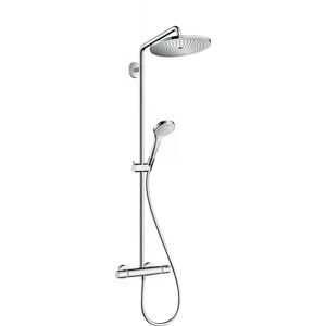 Hansgrohe Croma Select 280 Air Showerpipe 26790000 chromé , 1jet, m bras de douche 400 mm pivotante - Publicité Hansgrohe Croma Select 280 Air Showerpipe 26790000 chromé , 1jet, m bras de douche 400 mm pivotante - Publicité