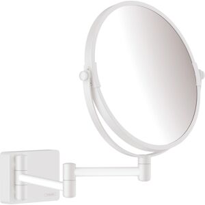 Miroir de rasage Hansgrohe AddStoris 41791700, grossissement 1x et 3x, fixation murale, blanc mat - Publicité Miroir de rasage Hansgrohe AddStoris 41791700, grossissement 1x et 3x, fixation murale, blanc mat - Publicité