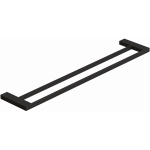 Kludi VELA C Porte-serviettes double - 600mm - noir mat - Publicité Kludi VELA C Porte-serviettes double - 600mm - noir mat - Publicité