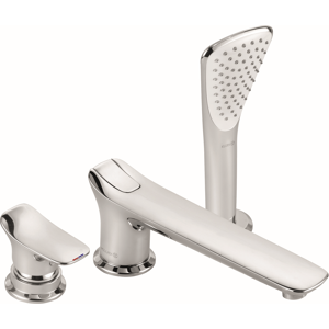 Mitigeur bain-douche Kludi Amba à 3 trous - Chrome - Publicité Mitigeur bain-douche Kludi Amba à 3 trous - Chrome - Publicité
