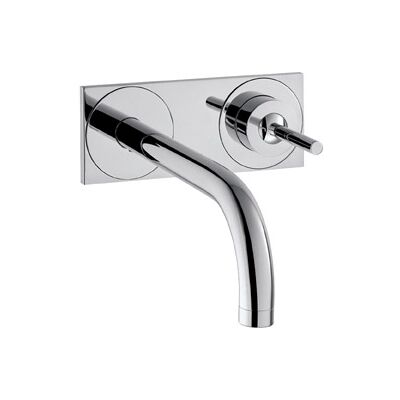 Hansgrohe AXOR Uno Mitigeur lavabo monocommande - Montage mural, 225mm, Nickel - Publicité Hansgrohe AXOR Uno Mitigeur lavabo monocommande - Montage mural, 225mm, Nickel - Publicité