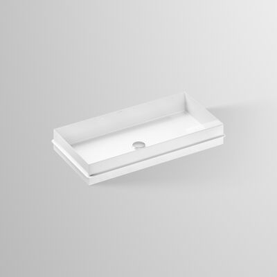 Alape EB.ME750 Lavabo encastré - Rectangulaire Acier Blanc - Publicité Alape EB.ME750 Lavabo encastré - Rectangulaire Acier Blanc - Publicité
