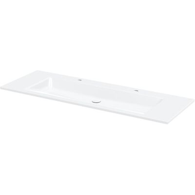 Lavabo encastré BetteAqua - 140x49,5cm - Blanc - Publicité Lavabo encastré BetteAqua - 140x49,5cm - Blanc - Publicité