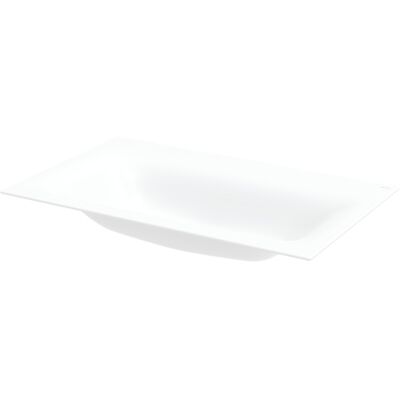 Lavabo encastré BetteLux - Céramique blanche sans couture - 80x49,5cm - Publicité Lavabo encastré BetteLux - Céramique blanche sans couture - 80x49,5cm - Publicité