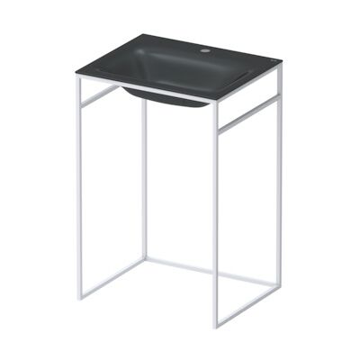 Lavabo mural Bette Lux Shape - Rectangulaire, 600x495 mm, Noir brillant - Publicité Lavabo mural Bette Lux Shape - Rectangulaire, 600x495 mm, Noir brillant - Publicité