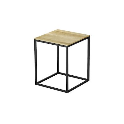 Tabouret Bette Q020 - Bois véritable, Structure en acier, 35x35x43cm - Tabouret - Publicité Tabouret Bette Q020 - Bois véritable, Structure en acier, 35x35x43cm - Tabouret - Publicité