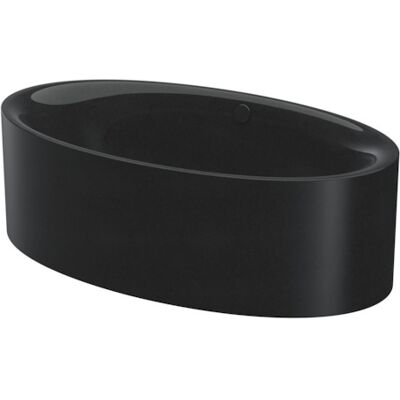 Baignoire ovale BetteEve - 180x100cm - Acier titane - Anti-bruit - Drain central - 215L - Publicité Baignoire ovale BetteEve - 180x100cm - Acier titane - Anti-bruit - Drain central - 215L - Publicité