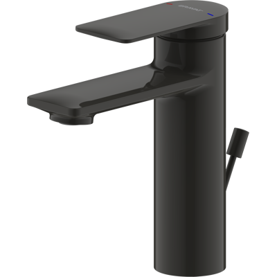 Robinet de lavabo Bravat Milano 3564019 avec bonde, noir mat - Publicité Robinet de lavabo Bravat Milano 3564019 avec bonde, noir mat - Publicité