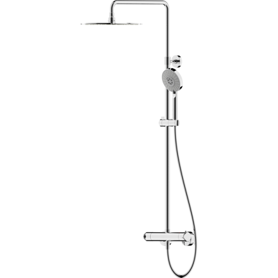 Système de douche thermostatique Bravat ShowerSystem 3591492 chromé - Publicité Système de douche thermostatique Bravat ShowerSystem 3591492 chromé - Publicité