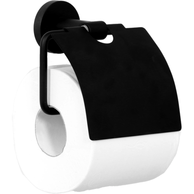 Bravat Varuna Porte-Papier Toilette Noir Mat - Toilet Paper Holder - Publicité Bravat Varuna Porte-Papier Toilette Noir Mat - Toilet Paper Holder - Publicité