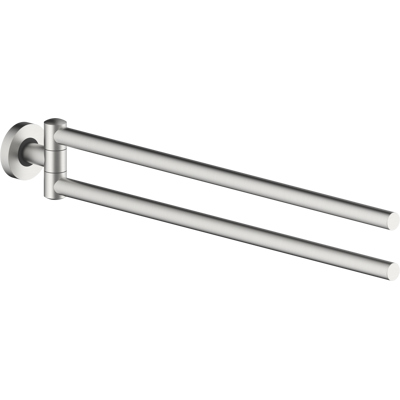 Porte-serviettes Bravat Varuna 779680, 2 bras, finition inox - Publicité Porte-serviettes Bravat Varuna 779680, 2 bras, finition inox - Publicité