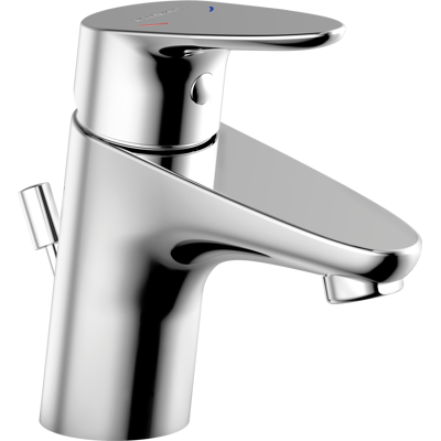 Robinet de lavabo Bravat Palma 3516012 avec bonde, chromé - Publicité Robinet de lavabo Bravat Palma 3516012 avec bonde, chromé - Publicité