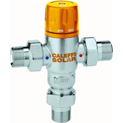 Premium Thermomixeur solaire Caleffi 252153 3/4", avec clapet anti-retour, 30-65 °C, chromé - Publicité Premium Thermomixeur solaire Caleffi 252153 3/4", avec clapet anti-retour, 30-65 °C, chromé - Publicité