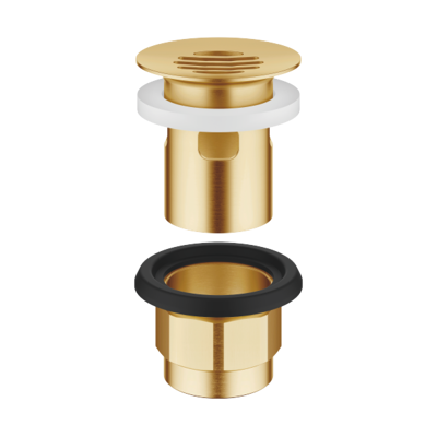 Dornbracht Modèle 10105970-28 Or - Drain pour Lavabos avec Trop-plein - Publicité Dornbracht Modèle 10105970-28 Or - Drain pour Lavabos avec Trop-plein - Publicité