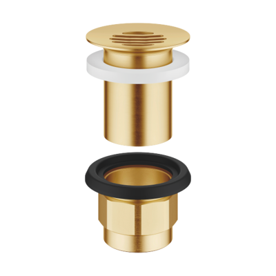 Dornbracht Modèle 10110970 Valve en Laiton Brossé - Valve pour Lavabo Sans Overflows - Publicité Dornbracht Modèle 10110970 Valve en Laiton Brossé - Valve pour Lavabo Sans Overflows - Publicité