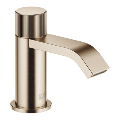 Dornbracht Modèle 17500671-27 Or clair brossé Vanne à colonne - Eau froide - Publicité Dornbracht Modèle 17500671-27 Or clair brossé Vanne à colonne - Eau froide - Publicité