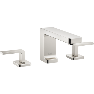 Dornbracht LULU Mitigeur triple pour lavabo - Finition Platine Mate - 155 mm - Publicité Dornbracht LULU Mitigeur triple pour lavabo - Finition Platine Mate - 155 mm - Publicité